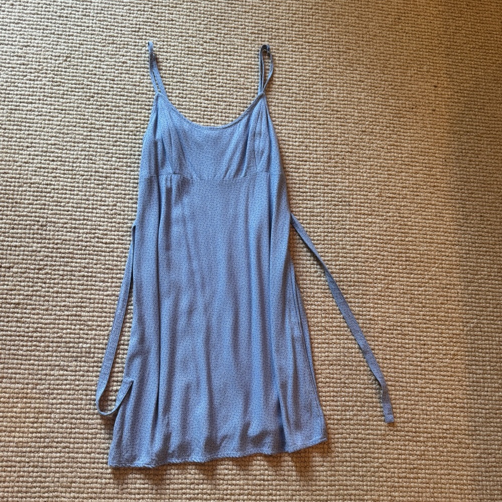 Brandy Melville Blue Flower Dress